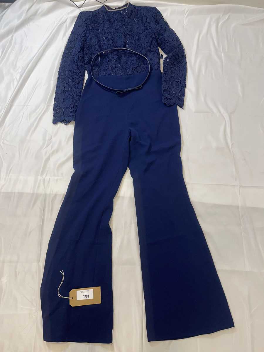 Lot Nadine Merabie maddie navy jumpsuit size M