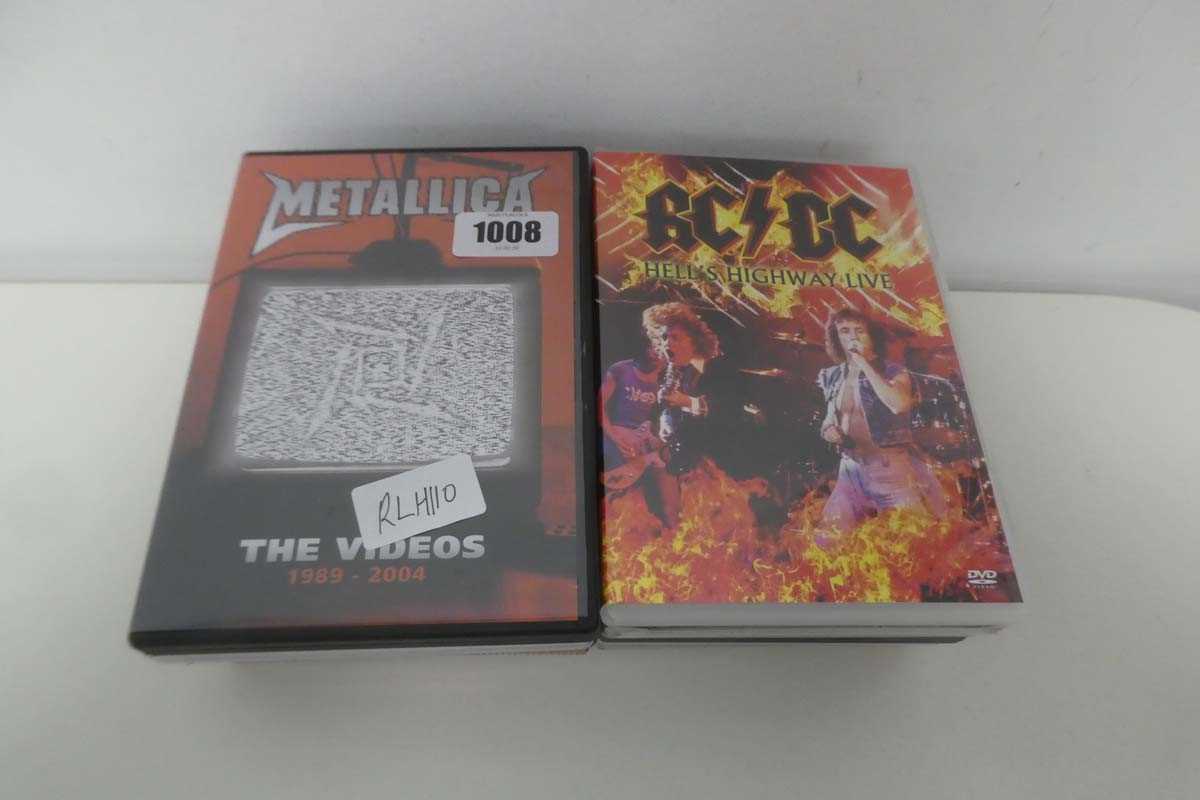 Lot Quantity of music DVDs to include Metallica,...