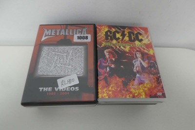 Lot Quantity of music DVDs to include Metallica,...