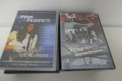 Lot Quantity of music DVDs to include Metallica,...