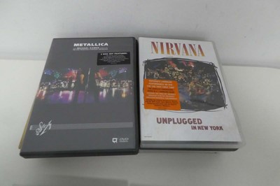 Lot Quantity of music DVDs to include Metallica,...