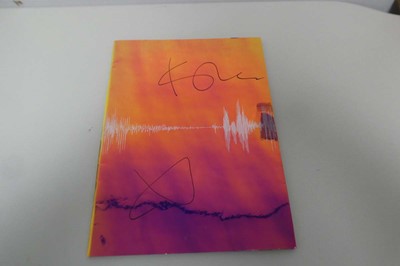 Lot Kylie Minogue concert programme, signed by...