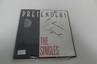 Lot Pretenders The Singles Album, signed by...