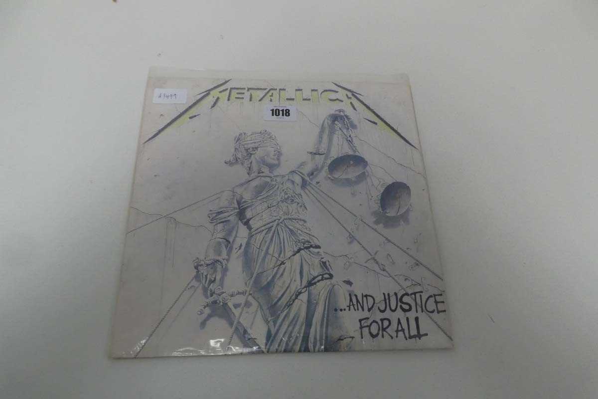 Lot Metallica Justice For All album, special pressing
