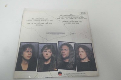 Lot Metallica Justice For All album, special pressing