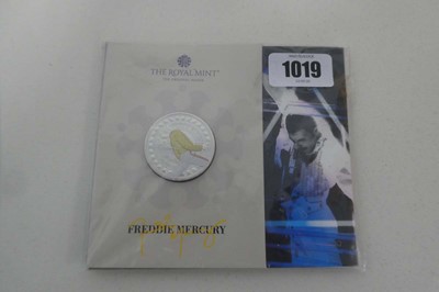 Lot Royal Mint Freddyie Mercury coloured £5 coin