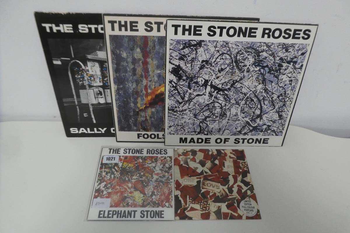 Lot 3 x Stone Roses 12" singles and 2 x 7" singles...