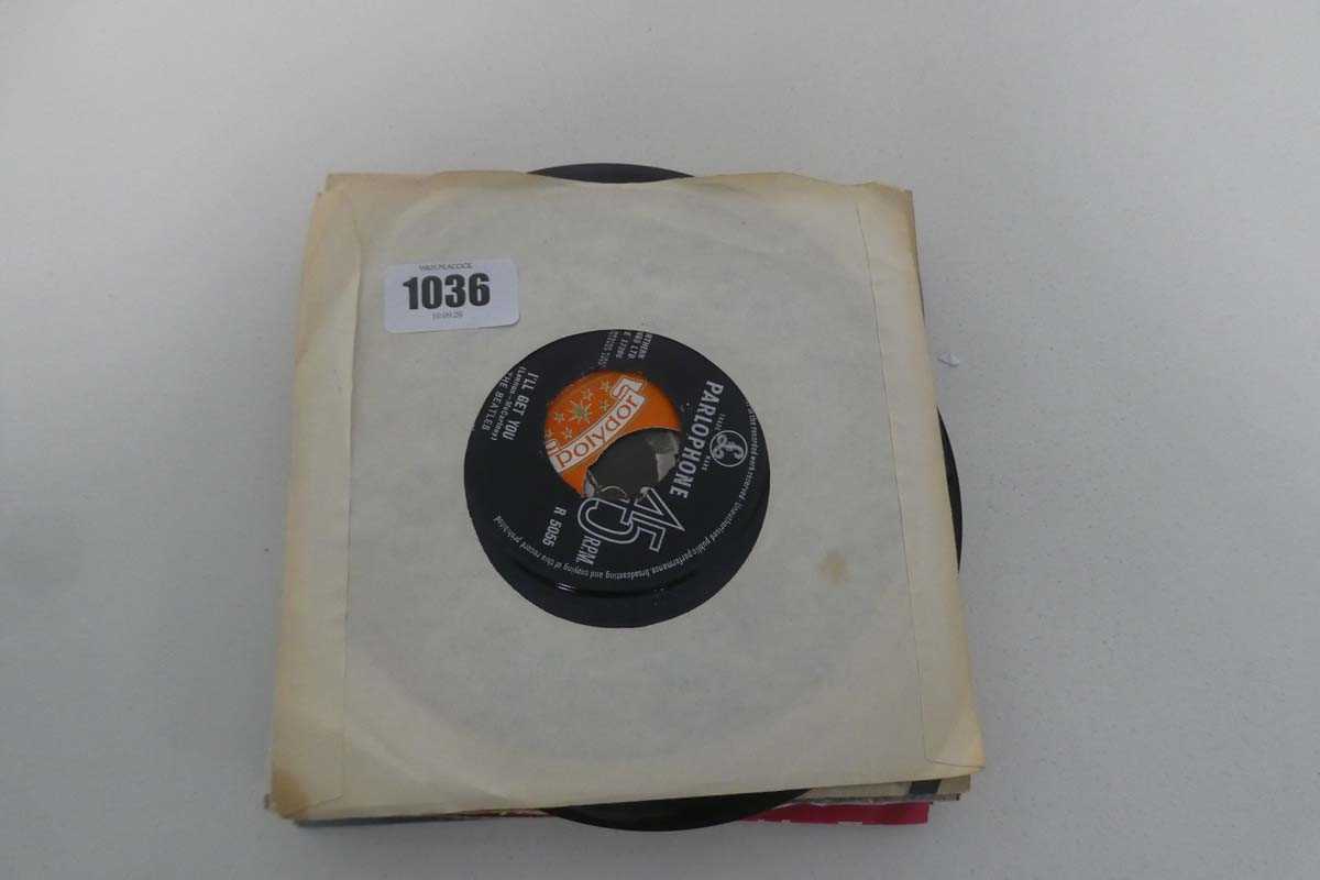 Lot Small collection of Beatles singles to include...