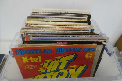 Lot 2 x boxes of vinyl albums and 12" singles to...