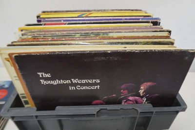 Lot 2 x boxes of vinyl albums and 12" singles to...