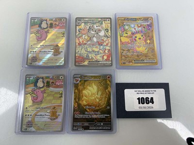 Lot 1064 - (5) Top Loaded Pokémon TCG: Chaos Rising...