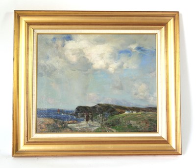 Lot 76 - 19th Century School, Crofters cottages in a...