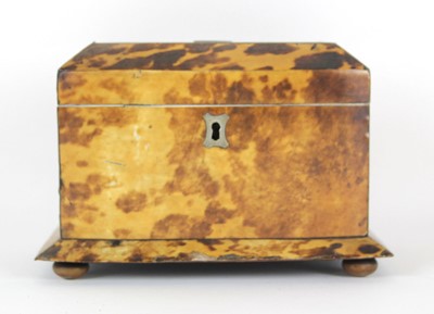 Lot 124 - A 19th century pale tortoise-shell and ivory...