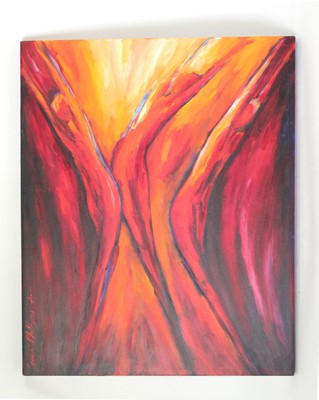 Lot 79 - Laura Mulligan (Irish, contemporary), 'Dancers'...