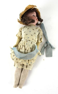 Lot 129 - A German doll by Armand Marseille with a...