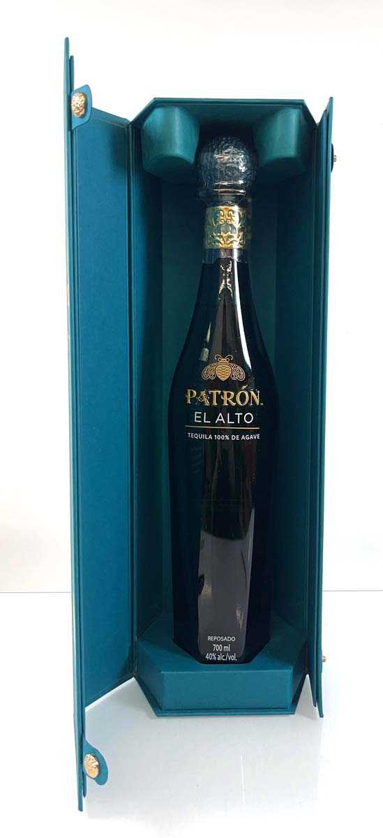 Lot 1 - A bottle of Patron El Alto Reposado Tequila...