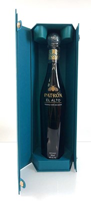 Lot 1 - A bottle of Patron El Alto Reposado Tequila...