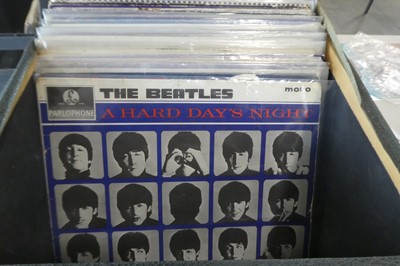 Lot 1078 - Box of vinyl albums to include The Beatles,...