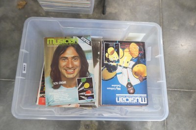 Lot 1051 - Box of International Musician and Recording...