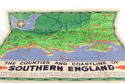 Lot 134 - 'Counties and Coastline of Southern Region -...