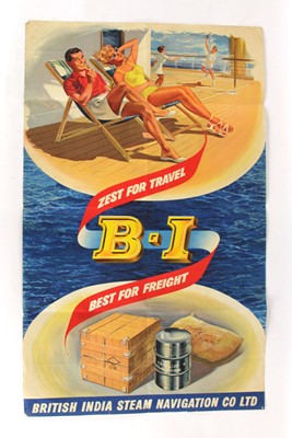Lot 135 - 'Zest for Travel, Best for Freight - B.I.',...