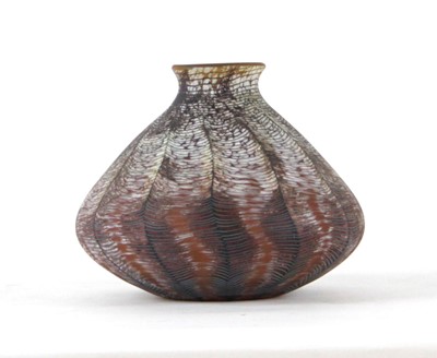Lot 151 - Dave Barras for Okra Glass, a bulbous glass...