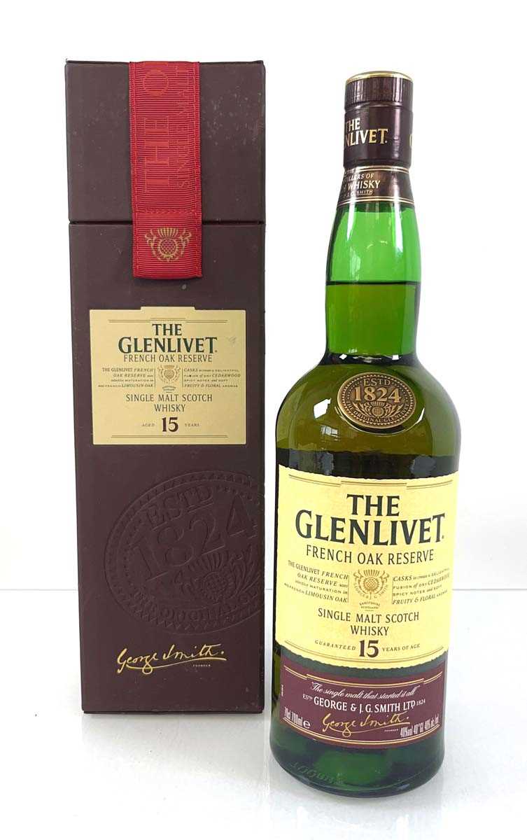 Lot 7 - A bottle of The Glenlivet 15 year old French...