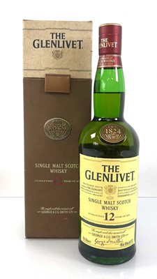 Lot 8 - A bottle of The Glenlivet 12 year old Single...