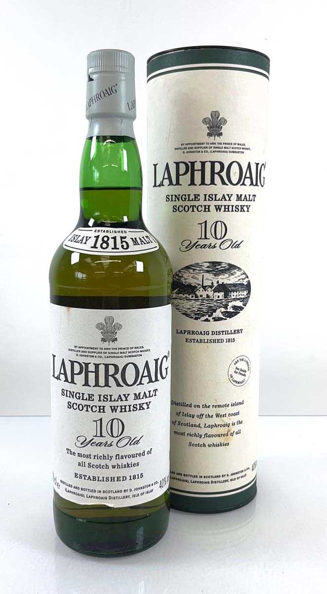 Lot 10 - A bottle of Laphroaig 10 year old Single Islay...