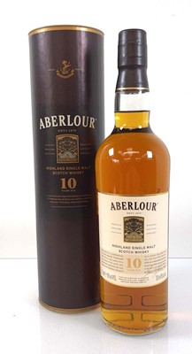 Lot 11 - A bottle of Aberlour 10 year old Single...