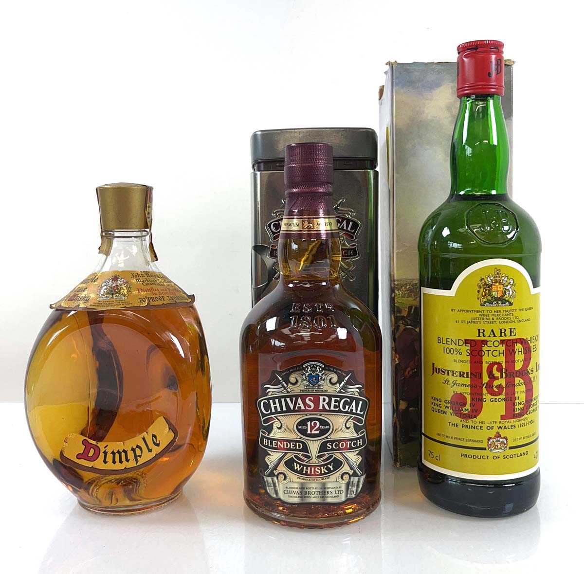 Lot 14 - 3 bottles of Scotch Whisky, 1x John Haig...