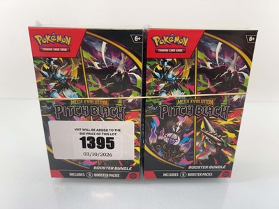 Lot 1395 - 2 Pokémon TCG: Mega Evolution - Pitch Black...