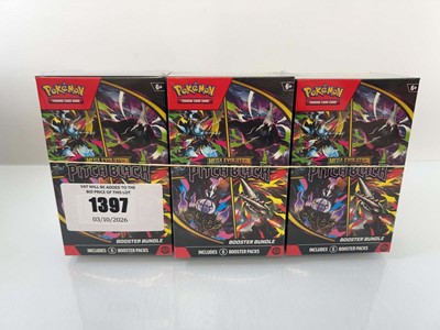 Lot 1397 - 3 Pokémon TCG: Mega Evolution - Pitch Black...
