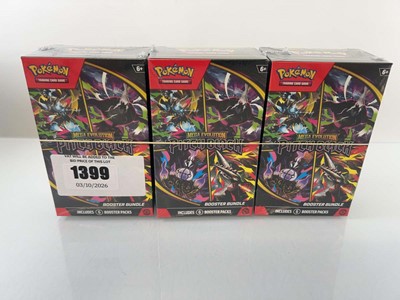 Lot 1399 - 3 Pokémon TCG: Mega Evolution - Pitch Black...