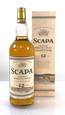 Lot 16 - A bottle of Scapa 12 year old Single Orkney...