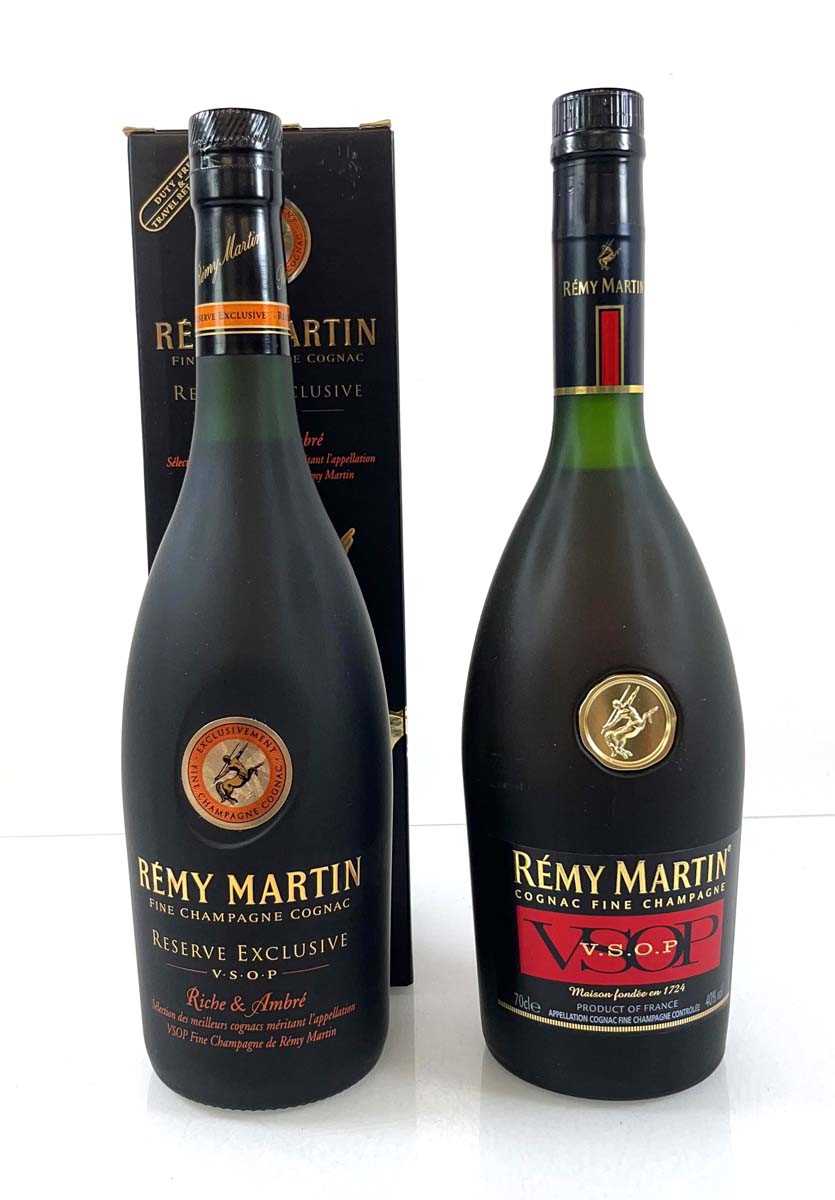 Lot 19 - 2 bottles of Remy Martin VSOP Fine Champagne...
