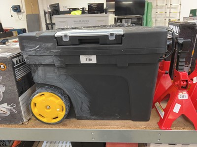 Lot 2411 - Stanley 2 wheeled mobile toolbox