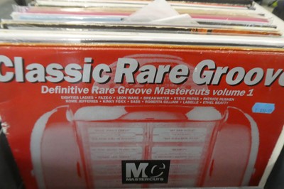 Lot 1093 - Box of vinyl albums - 12" singles to include...