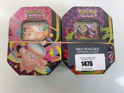 Lot 1475 - (2) Pokémon TCG: Mega Moonlit Tins (Mega...