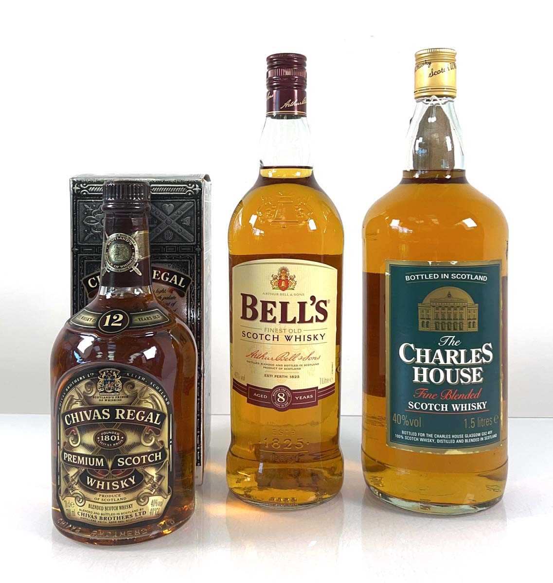 Lot 33 - 3 bottles of Blended Scotch Whisky, 1x Magnum...