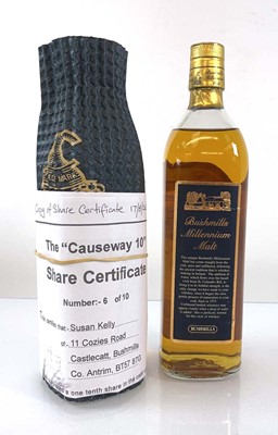 Lot 34 - A bottle of Bushmills Millenium Malt Single...