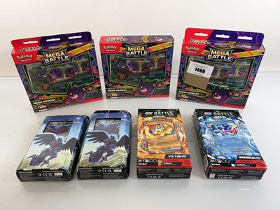 Lot 1486 - (7) Pokémon TCG: (3) Mega Battle Deck Mega...