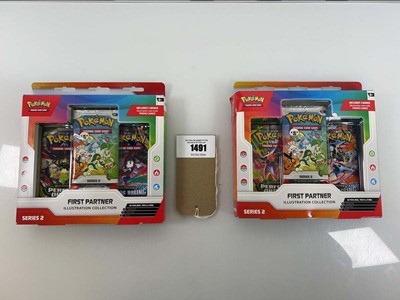 Lot 1491 - 2 Pokémon TCG: First Partner Illustration...