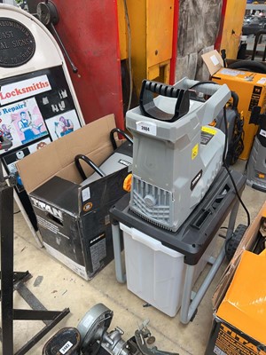 Lot 2484 - Titan 2800w electric garden shredder with a...