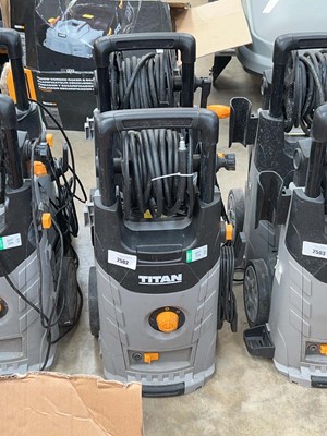 Lot 2502 - 2 Titan TTB 2200 PRW electric pressure washers...