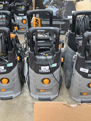 Lot 2501 - 2 Titan TTB 2200 PRW electric pressure washers,...