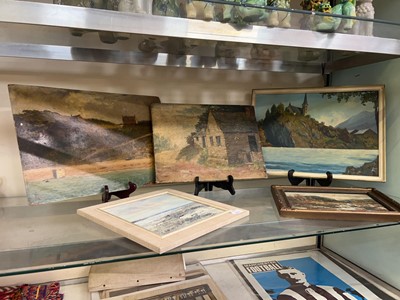 Lot 317 - Five oil paintings on various subjects