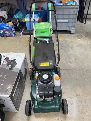Lot 2254 - Hand propelled petrol lawnmower, with rear...