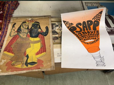 Lot 319 - An assortment of unframed artworks on various...