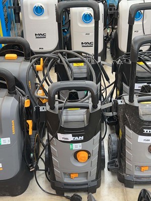 Lot 2505 - 2 Titan TTB1800PRW electric pressure washers,...
